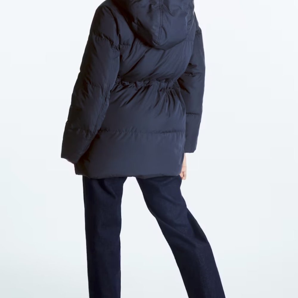 COS Drawstring Women's Redown Puffer Jacket NWOT - Picture 3 of 12